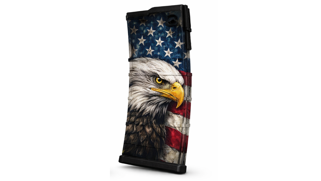 Custom AR-15/AK47 Magazine Patriotic Eagle