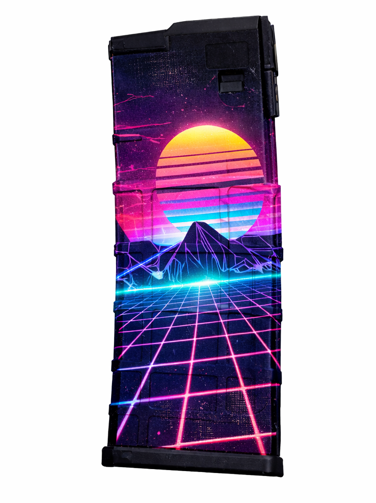 Custom AR-15/AK47 Magazine - Retro Arcade