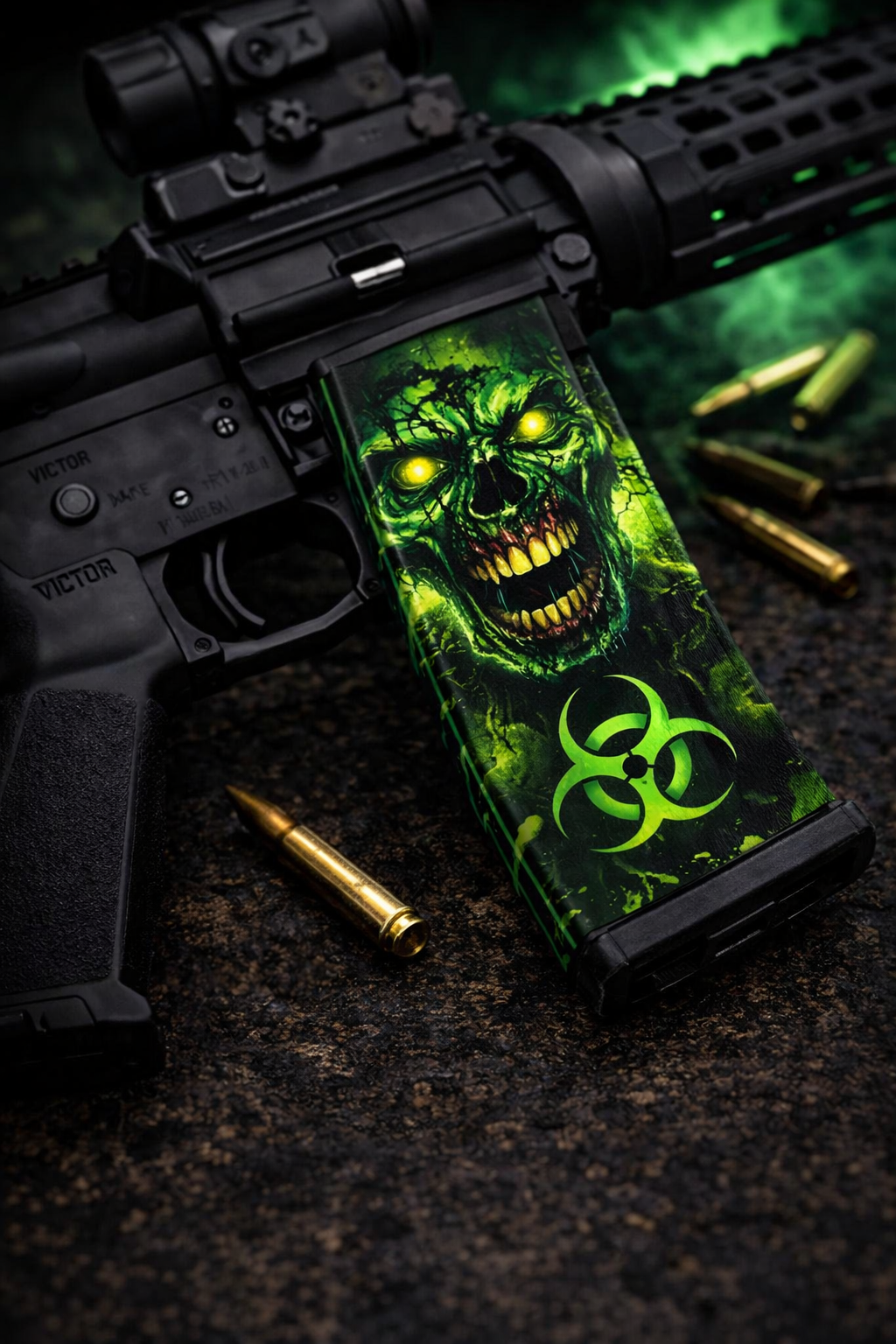 Custom AR-15/AK47 Magazine Zombie